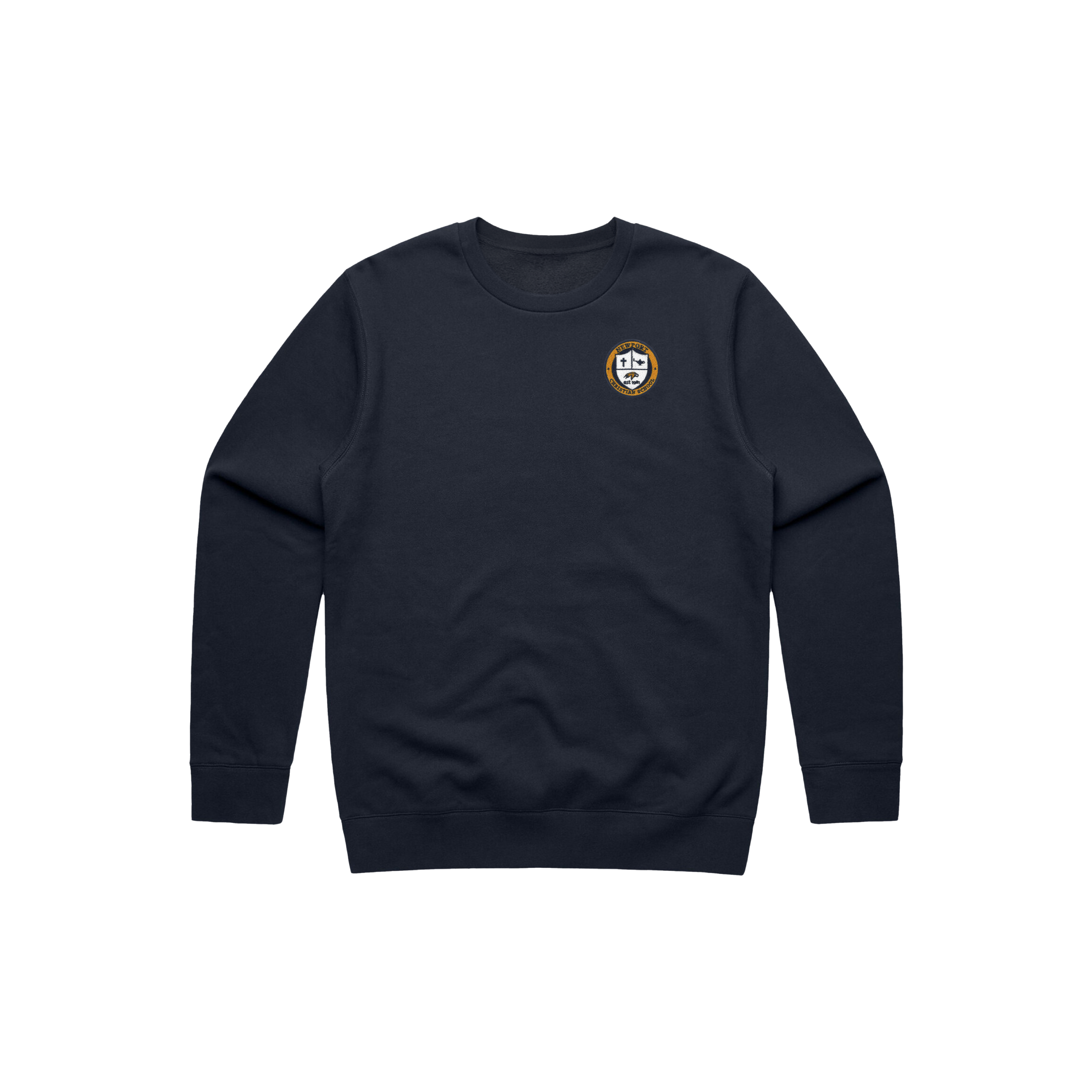NCS EMBROIDERED CREST CREWNECK