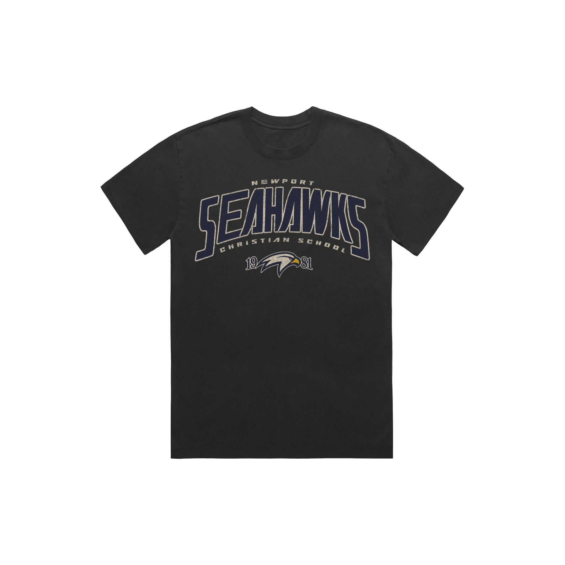 VINTAGE SEAHAWKS UNISEX FADED TEE